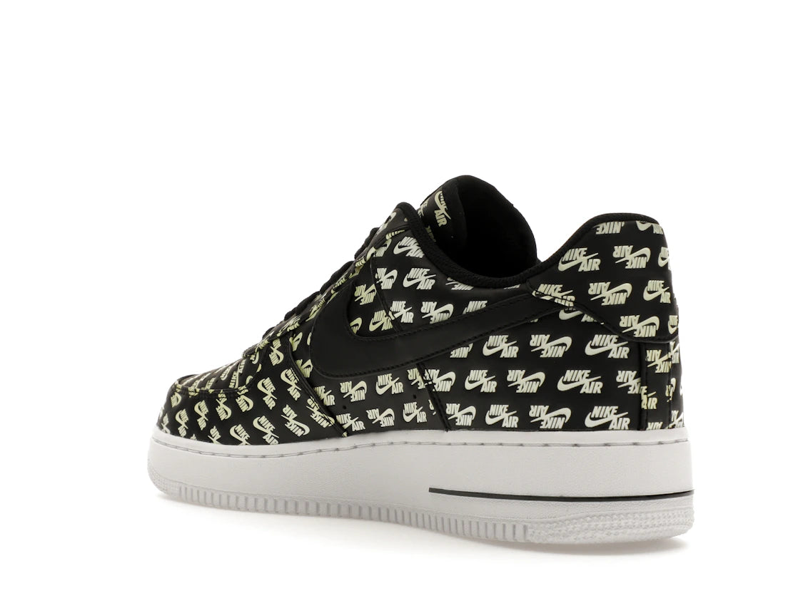 Nike Air Force 1 Low All Over Logo Black - vue secondaire B