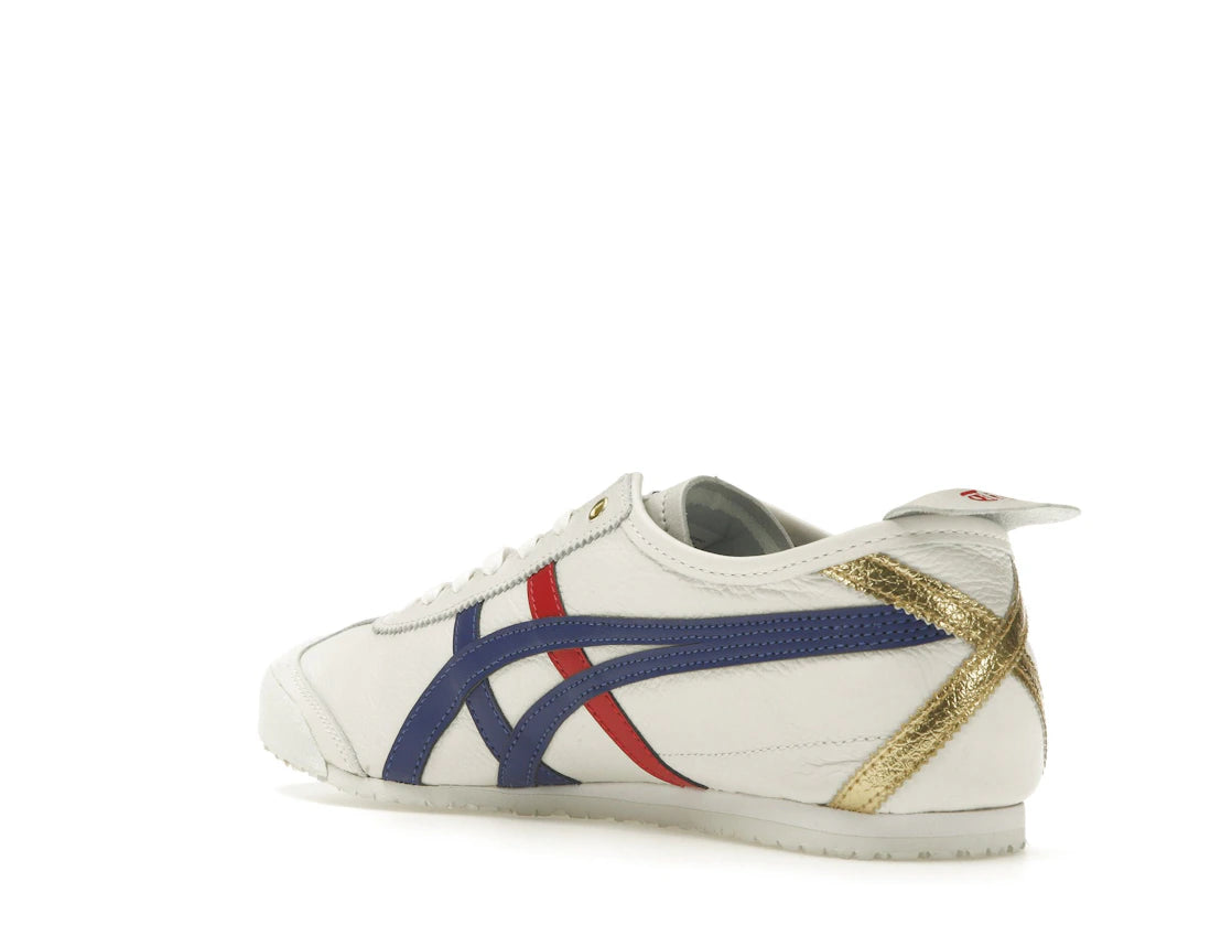 Onitsuka Tiger Mexico 66 White Blue Red Metallic Gold - vue secondaire B