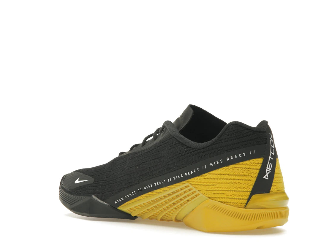 Nike React Metcon Turbo Dark Smoke Grey Bright Citron - vue secondaire B