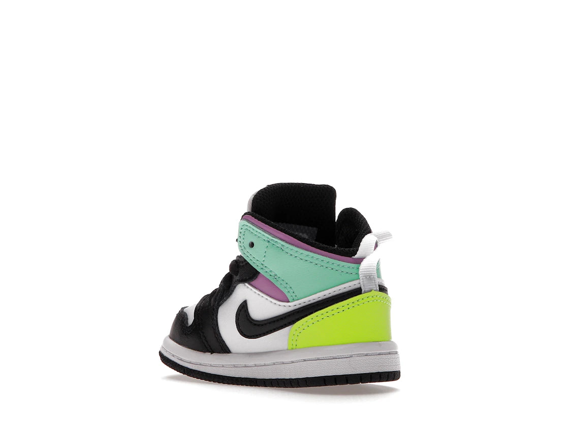 Jordan 1 Mid Pastel Black Toe (TD) - vue secondaire B
