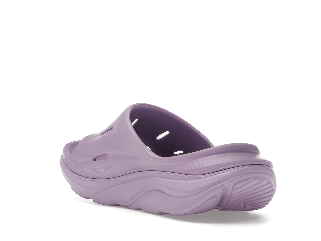 Hoka One One Ora Recovery Slide 3 Violet Bloom - vue secondaire B