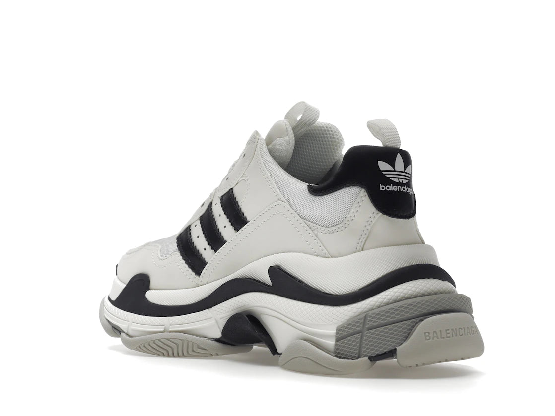 Balenciaga x adidas Triple S White Black (Women's) - vue secondaire B