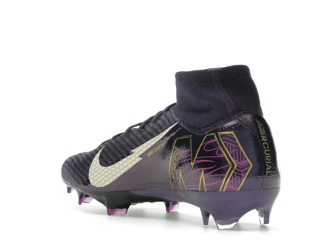 Nike Zoom Mercurial Superfly 10 Elite FG Kylian Mbappé Grand Purple - vue secondaire B