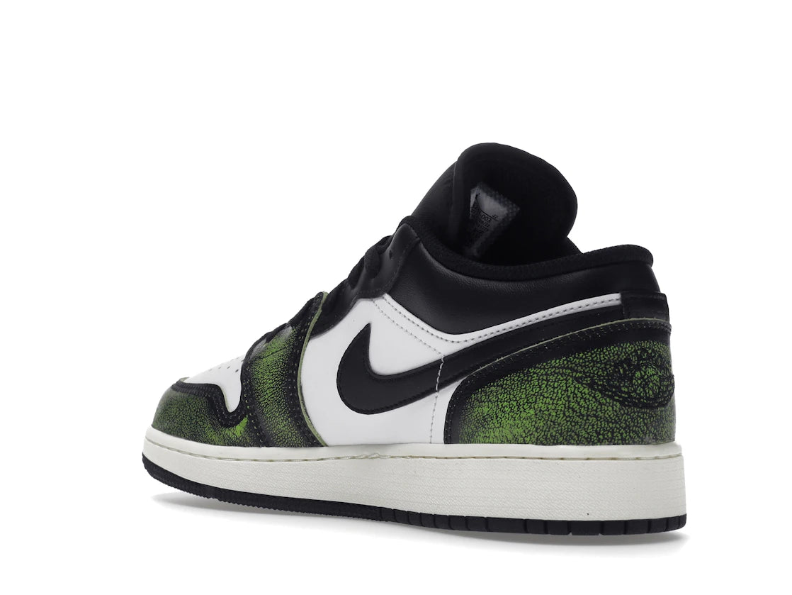 Jordan 1 Low Wear Away Electric Green (GS) - vue secondaire B