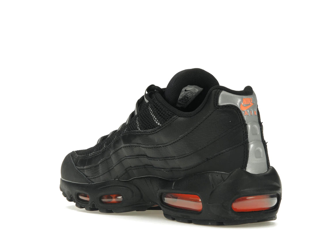 Nike Air Max 95 Black Total Orange - vue secondaire B