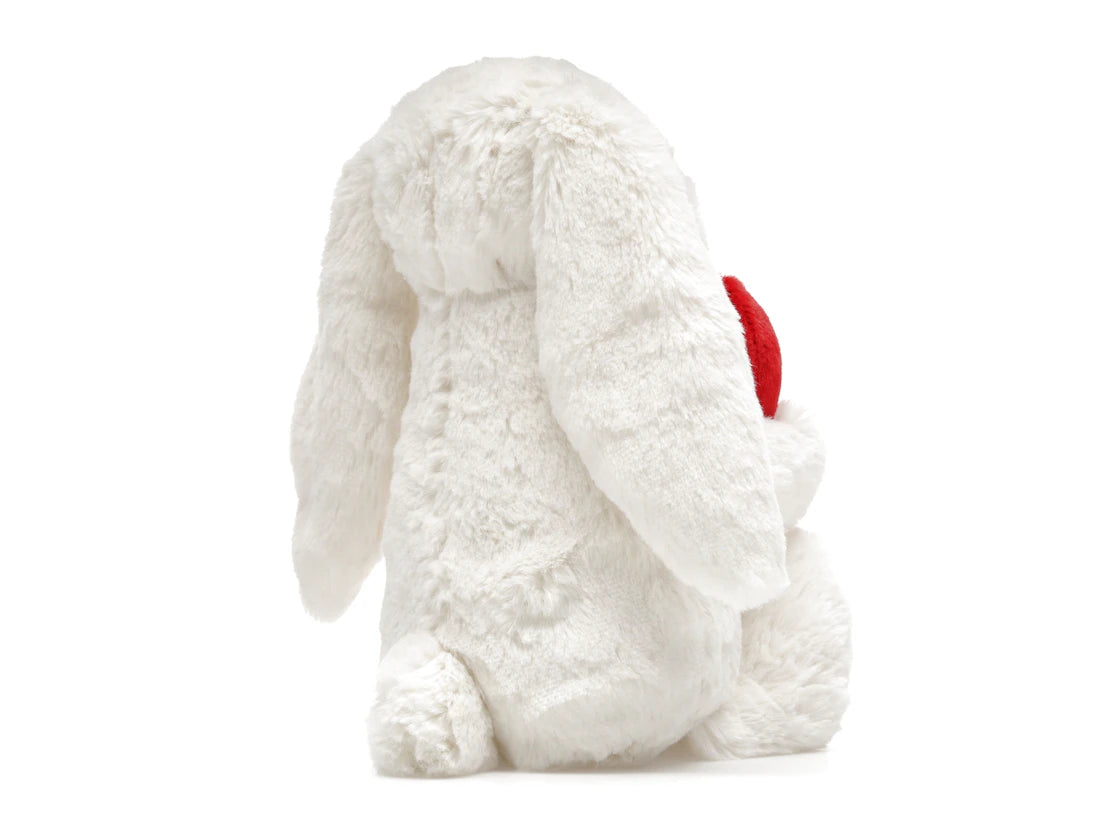 Plush Bashful Red Love Heart Bunny - vue secondaire B