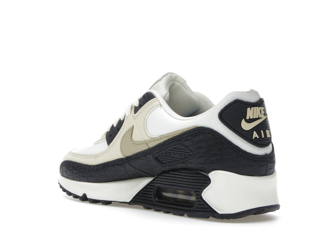 Nike Air Max 90 Sail Black Croc (Women's) - vue secondaire B