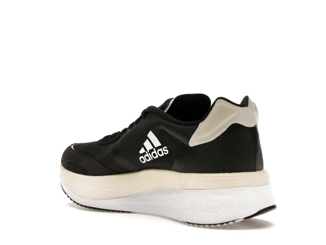 adidas Adizero Boston 10 Black White - vue secondaire B