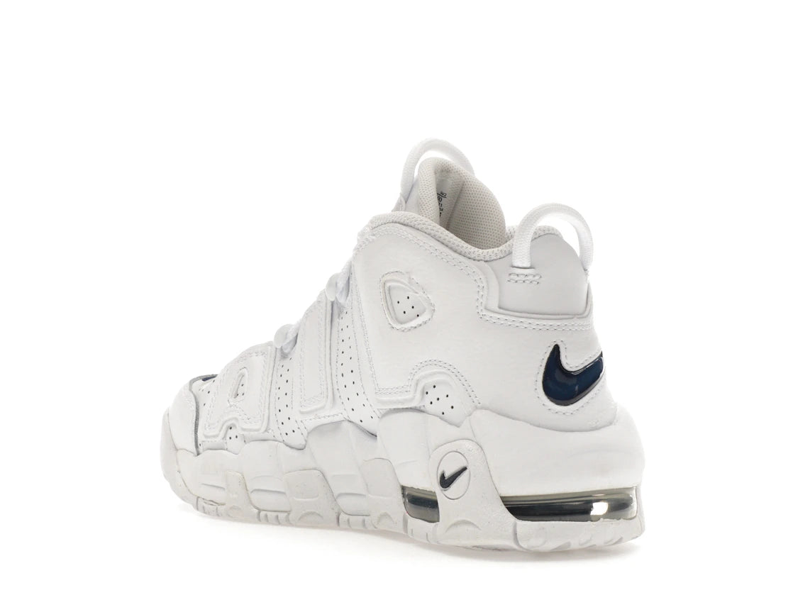 Nike Air More Uptempo White Midnight Navy (GS) - vue secondaire B