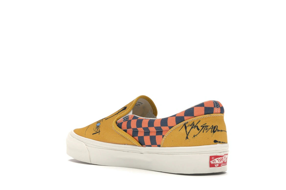 Vans Slip-On Ralph Steadman Checkerboard Orange - vue secondaire B