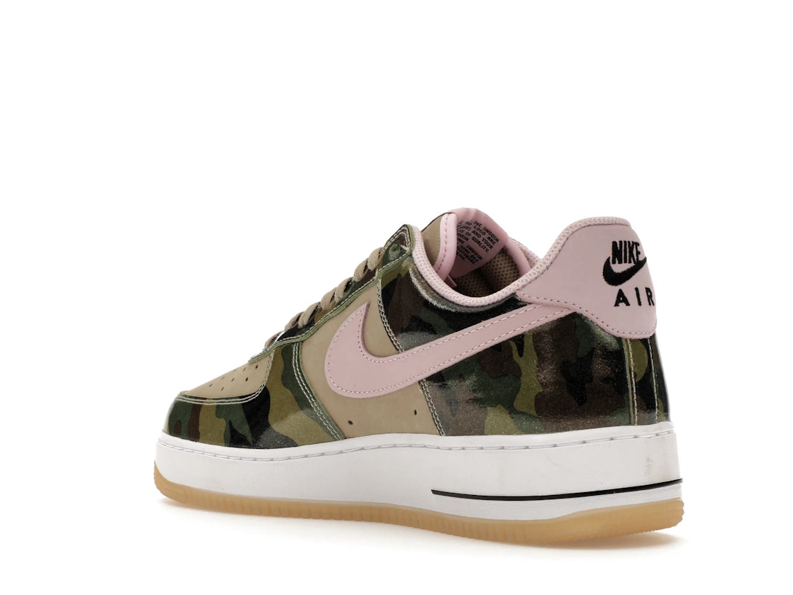 Nike Air Force 1 Low '07 LV8 Patent Camo Pink - vue secondaire B