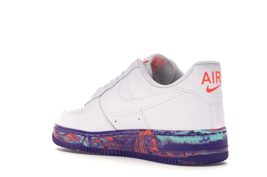 Nike Air Force 1 Low White Multi-Color Marble - vue secondaire B