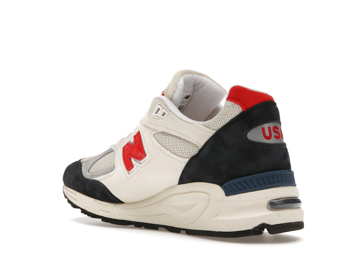 New Balance 990v2 MiUSA Teddy Santis Navy Sea Salt - vue secondaire B
