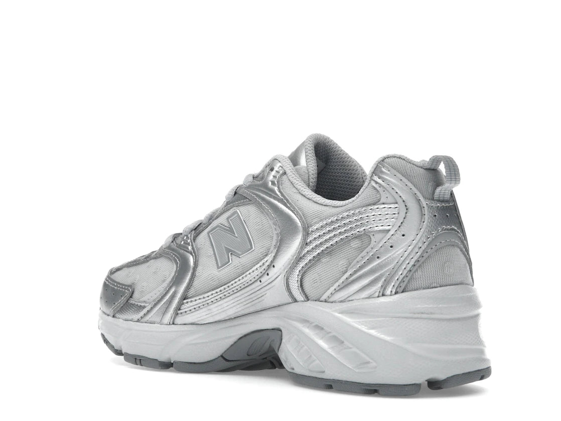 New Balance 530 Silver Metallic Raincloud Polka Dots