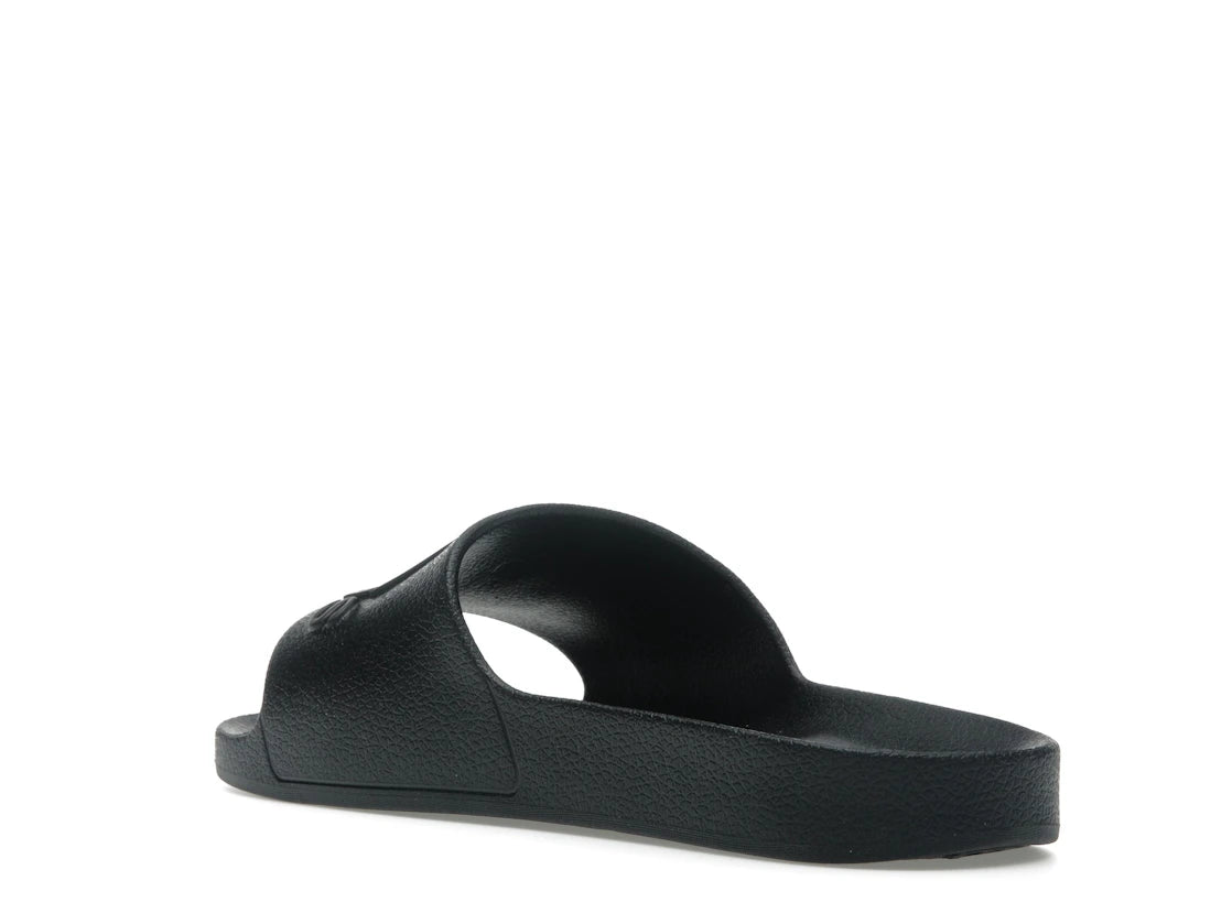 adidas Adilette Aqua Slides Core Black Logo - vue secondaire B