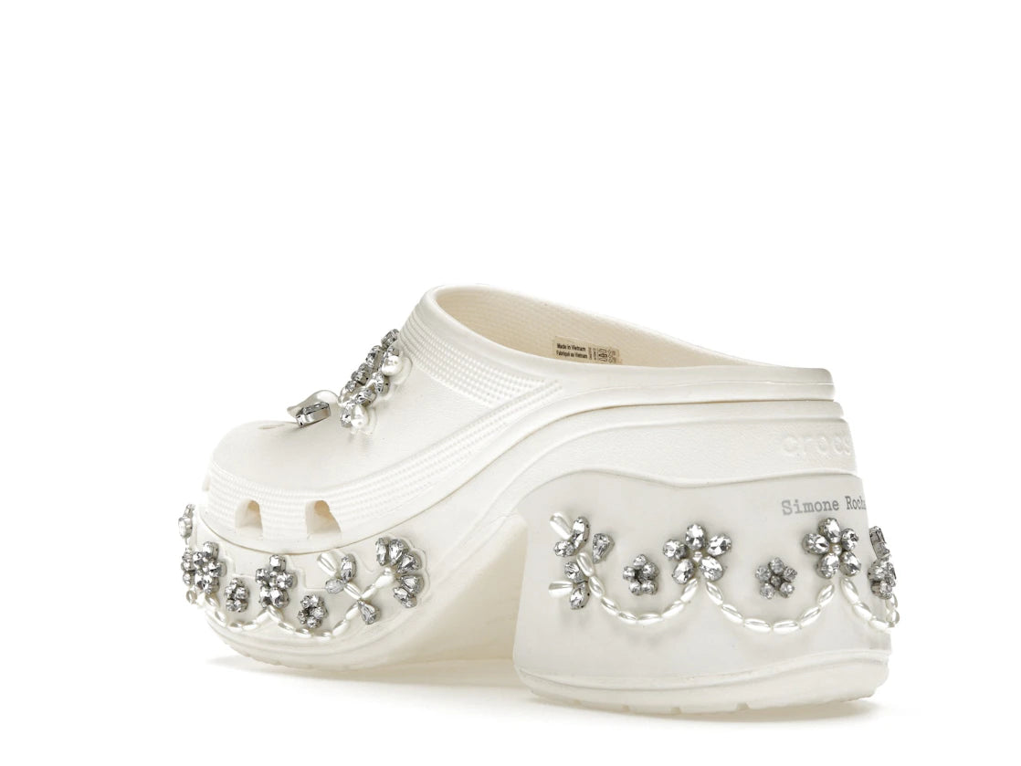 Crocs Siren Clog Simone Rocha Chalk - vue secondaire B