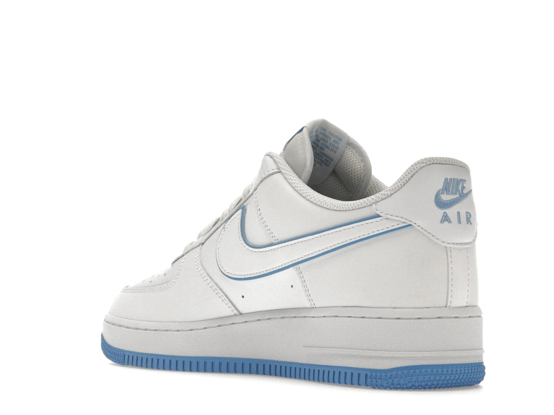 Nike Air Force 1 '07 Low White University Blue Sole - vue secondaire B