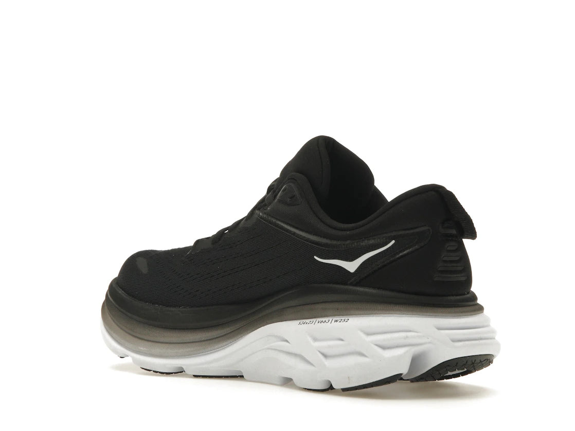 Hoka One One Bondi 8 Schwarz Weiß (Damen) - vue secondaire B