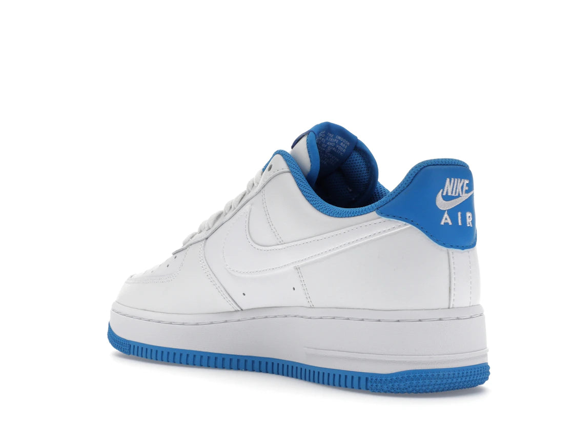 Nike Air Force 1 Low '07 White Light Photo Blue (GS) - vue secondaire B