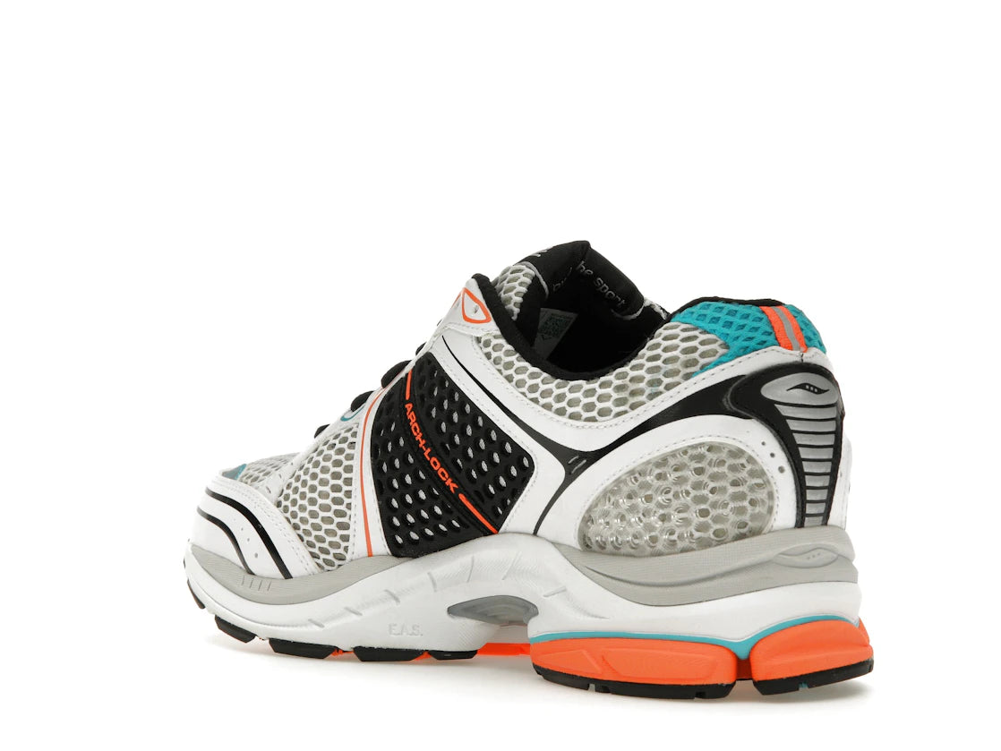 Saucony ProGrid Triumph 4 White Teal Orange - vue secondaire B
