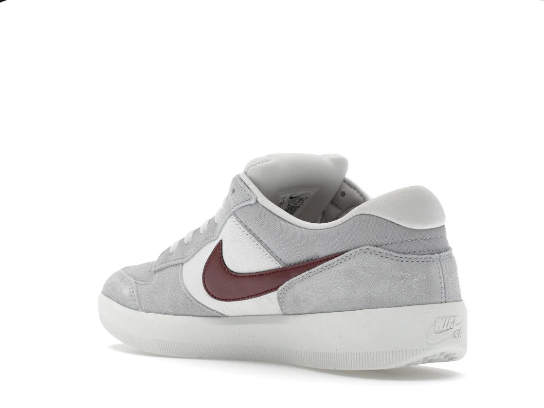Nike SB Force 58 Platinum Tint Dark Red - vue secondaire B