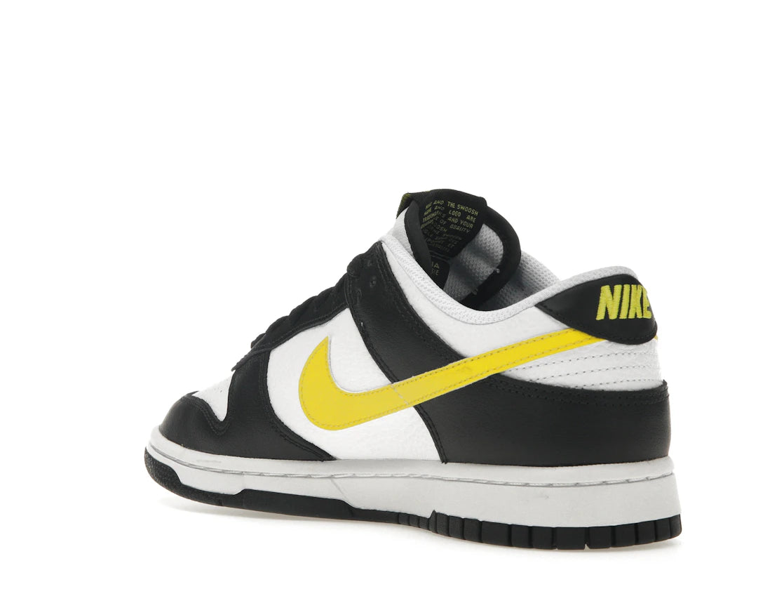 Nike Dunk Low Black Opti Yellow - vue secondaire B
