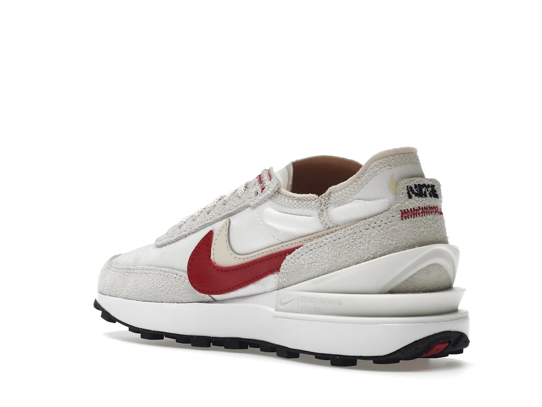 Nike Waffle One SE Sail Pearl White Black Gym Red (Women's) - vue secondaire B