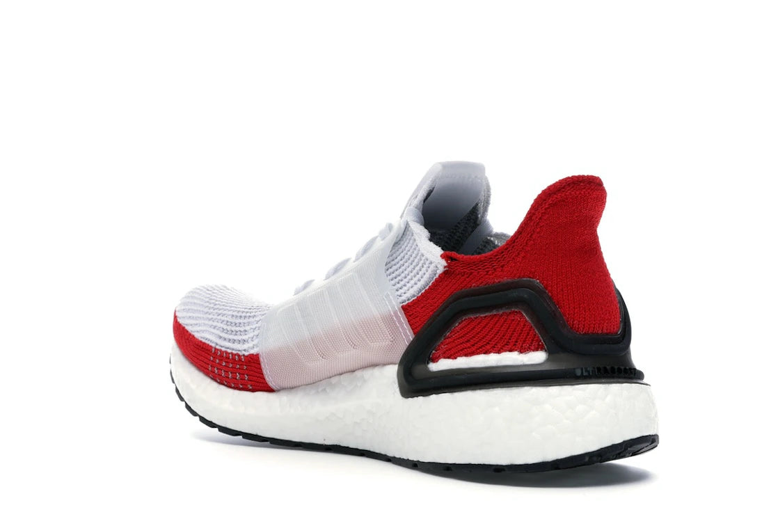 adidas Ultra Boost 19 White Scarlet - vue secondaire B