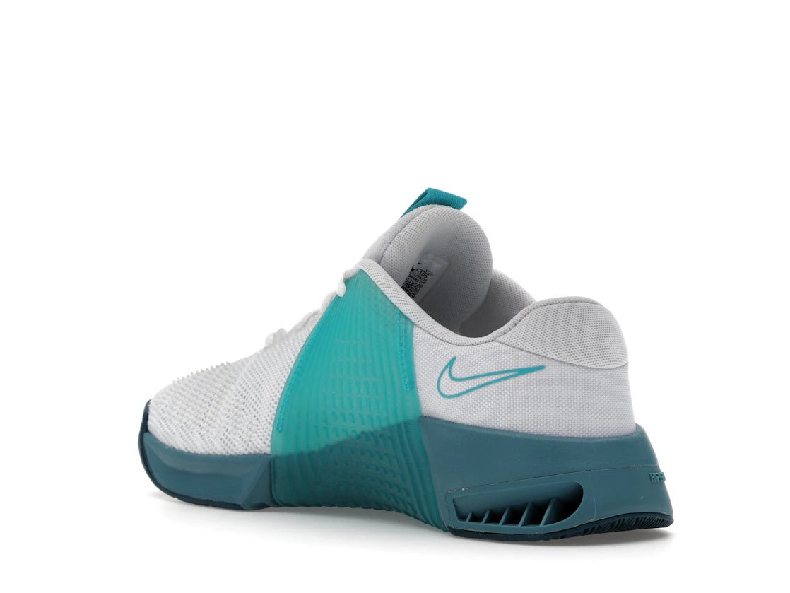 Nike Metcon 9 White Smokey Blue Midnight Turquoise Dusty Cactus - vue secondaire B