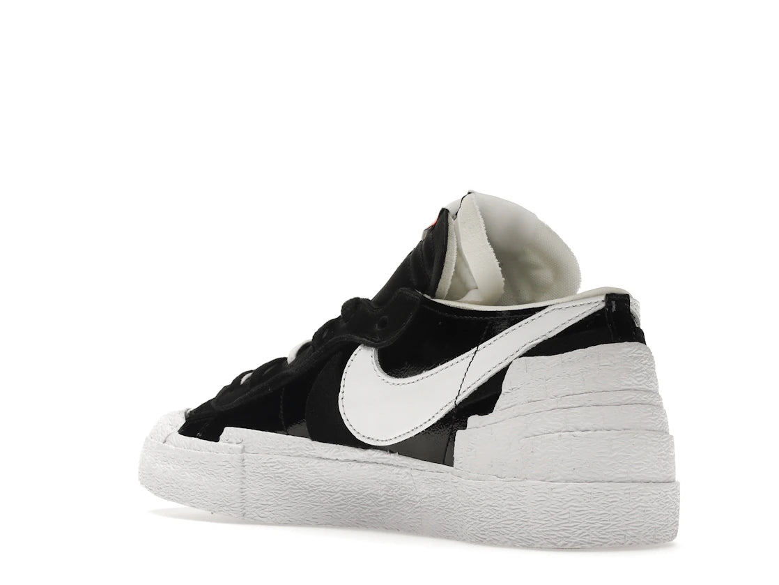 Nike Blazer Low Sacai Black Patent Leather - vue secondaire B