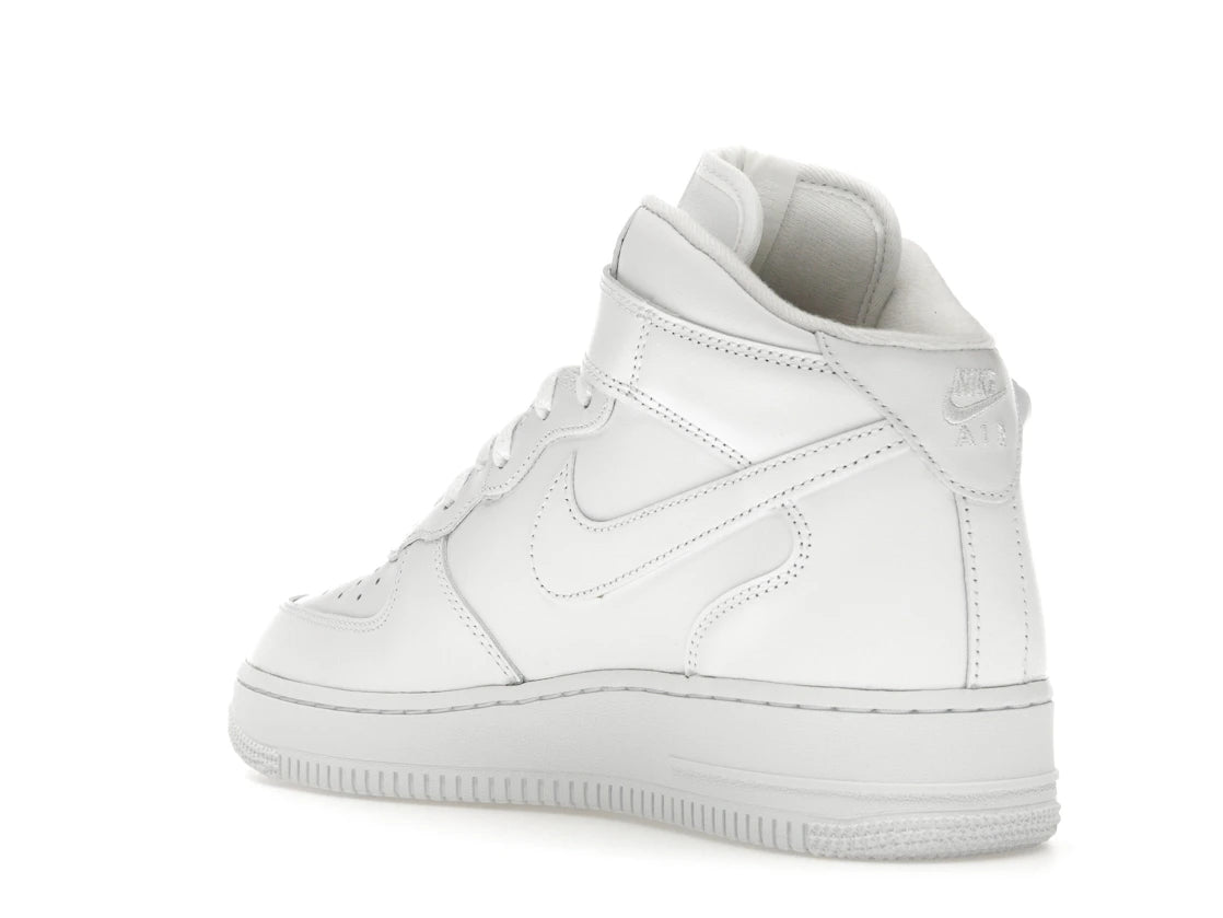 Nike Air Force 1 Mid Supreme Weiß - vue secondaire B