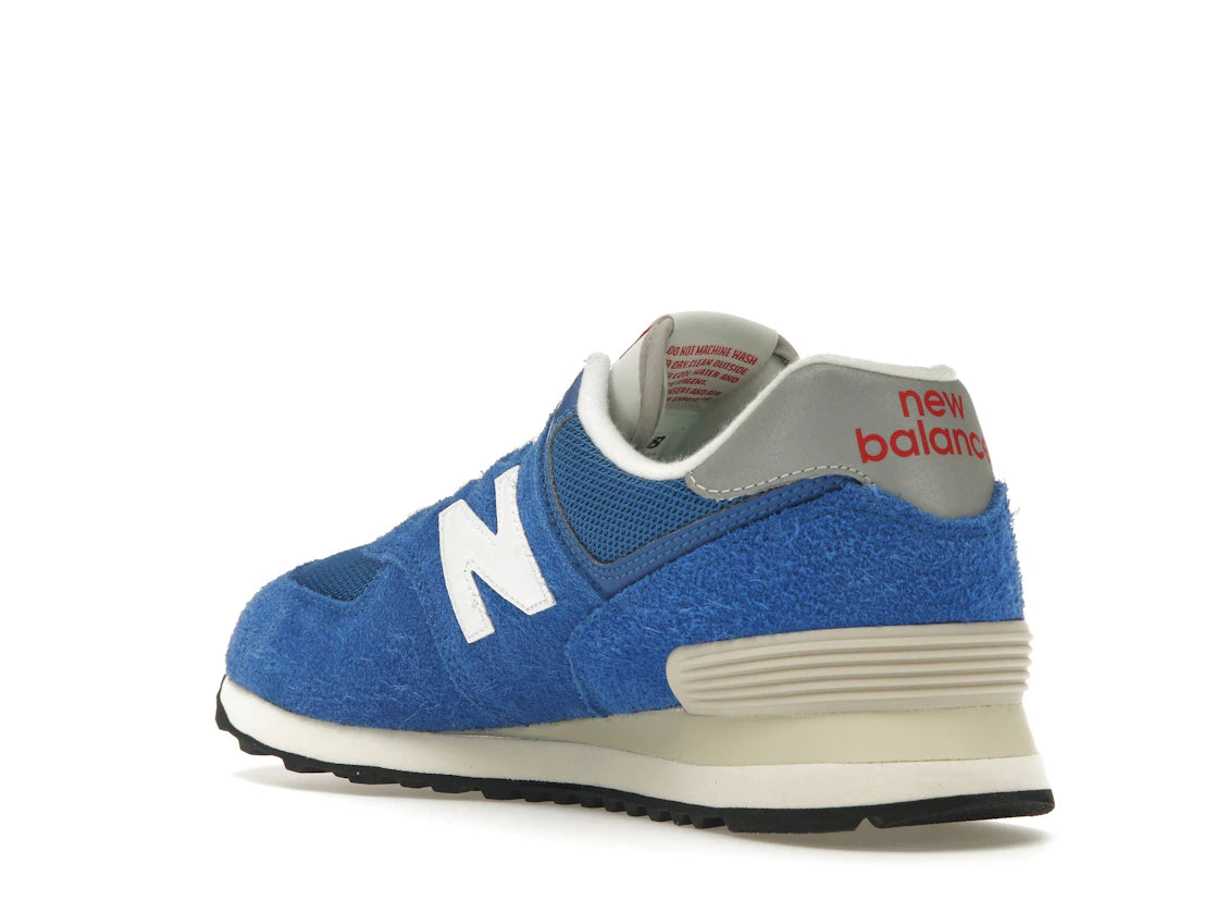 New Balance 574 Blue White Silver - vue secondaire B