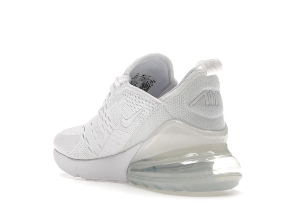 Nike Air Max 270 White Metallic Silver (GS) - vue secondaire B