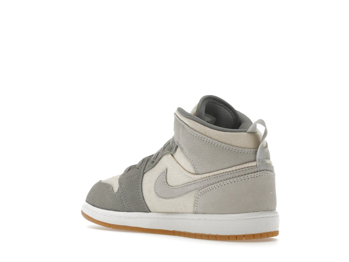 Jordan 1 Mid SE Coconut Milk Particle Grey (PS) - vue secondaire B