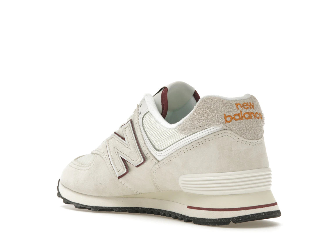 New Balance 574 Off White Burgundy (2023) - vue secondaire B