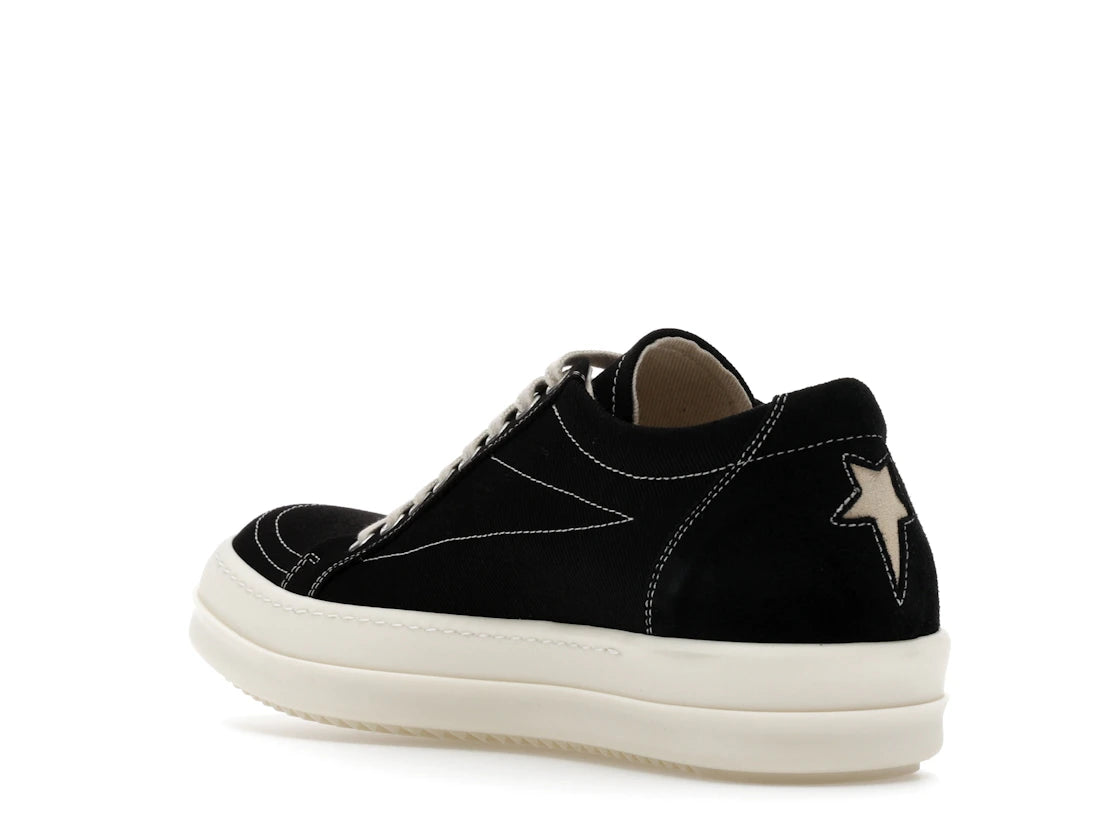 Rick Owens DRKSHDW SS26 Vintage Sneaks Temple Penta Black Milk - vue secondaire B