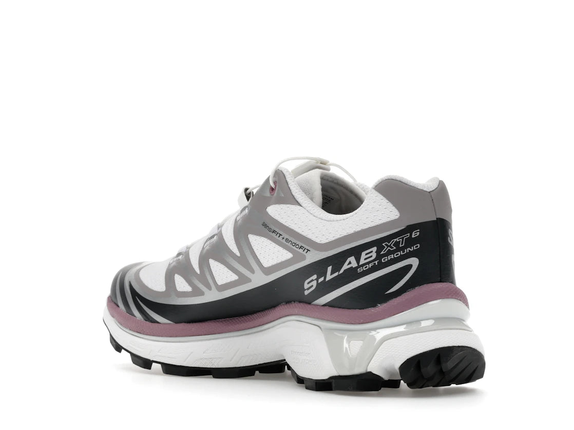 Salomon XT-6 White Black Dusky Orchid - vue secondaire B