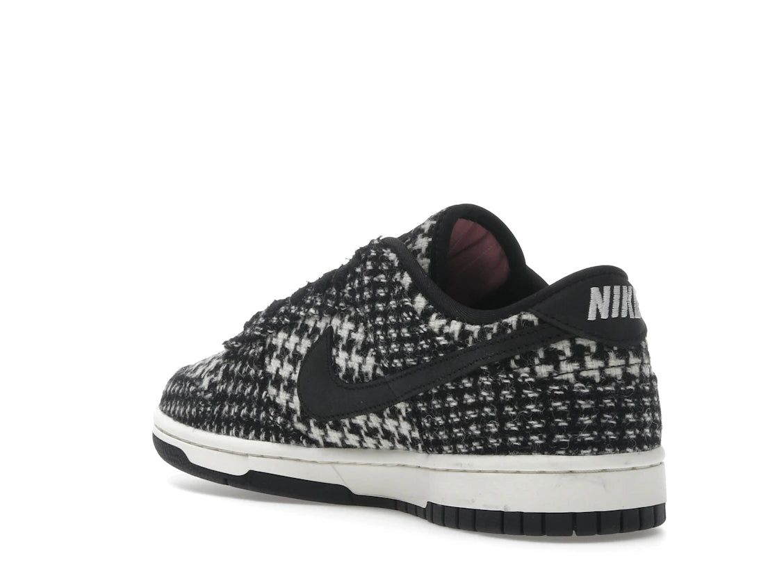Nike Dunk Low Harris Tweed Weiß Schwarz Multi (Damen) - vue secondaire B