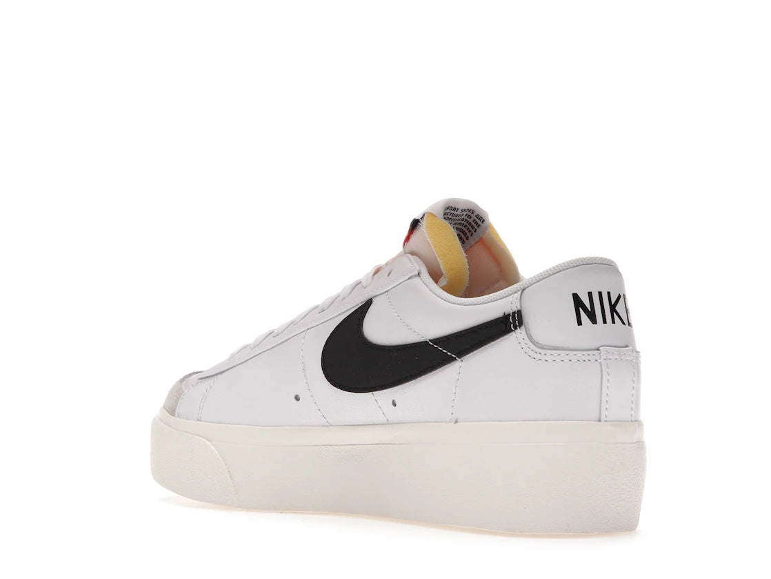 Nike Blazer Low Platform White Black (Women's) - vue secondaire B