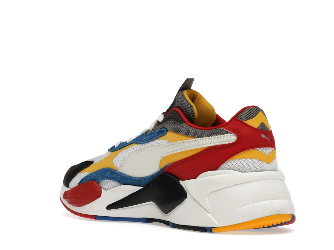 Puma RS-X3 Puzzle White Yellow - vue secondaire B
