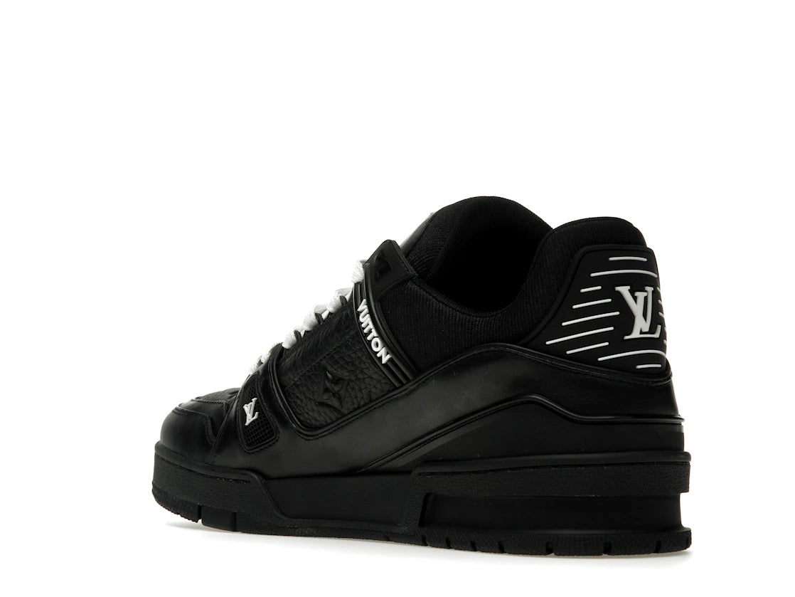 Louis Vuitton Trainer Black Embossed Monogram - vue secondaire B