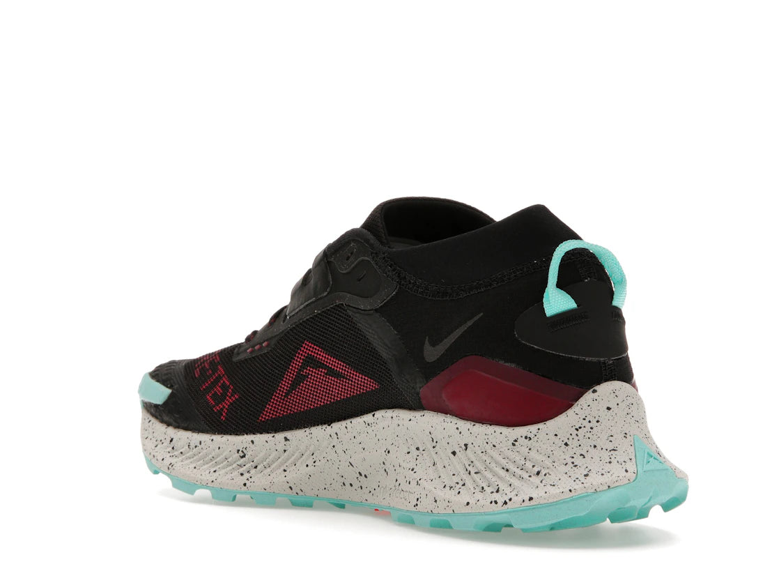 Nike Pegasus Trail 3 Gore-Tex Black Dynamic Turquoise Bright Crimson - vue secondaire B