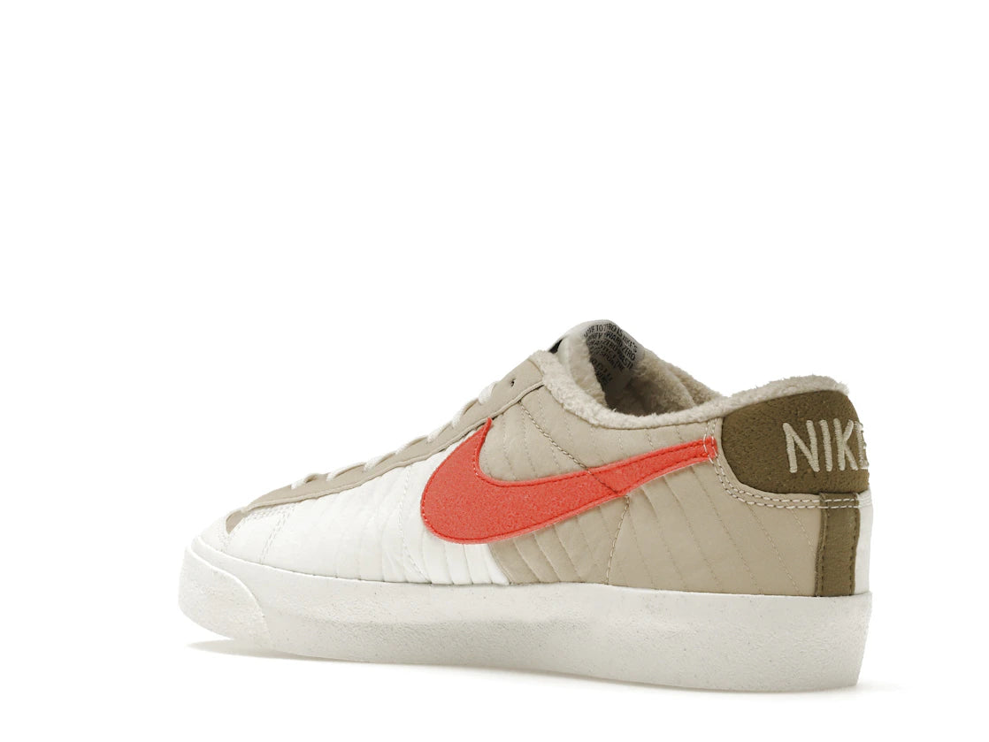 Nike Blazer 77 Low Premium Sail Brown Kelp Orange - vue secondaire B