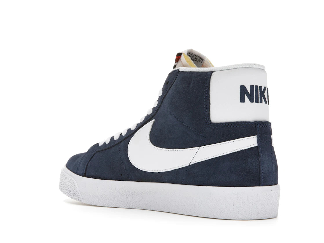 Nike SB Zoom Blazer Mid Navy White - vue secondaire B