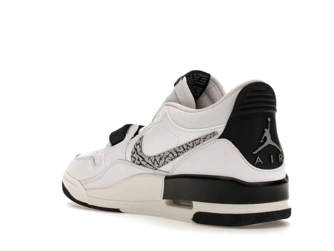 Jordan Legacy 312 Low White Black Elephant Swoosh - vue secondaire B