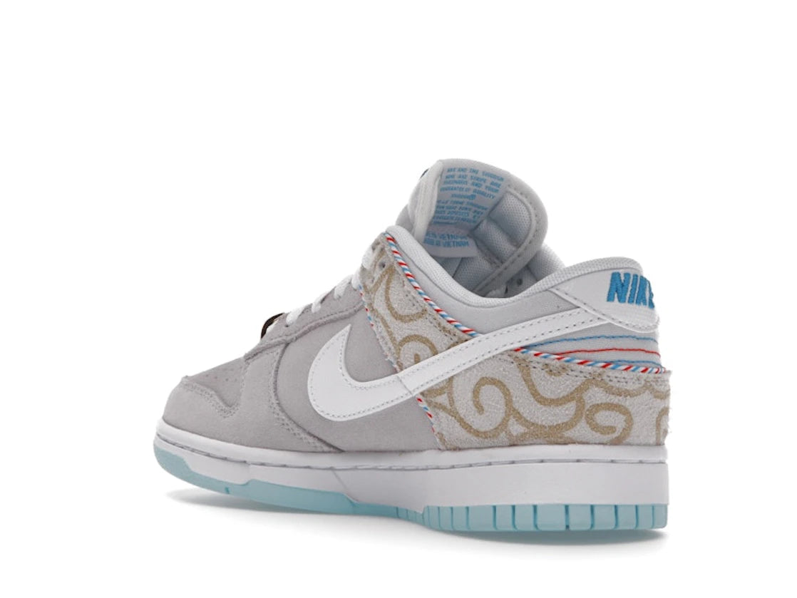 Nike Dunk Low SE Barber Shop Grey - vue secondaire B