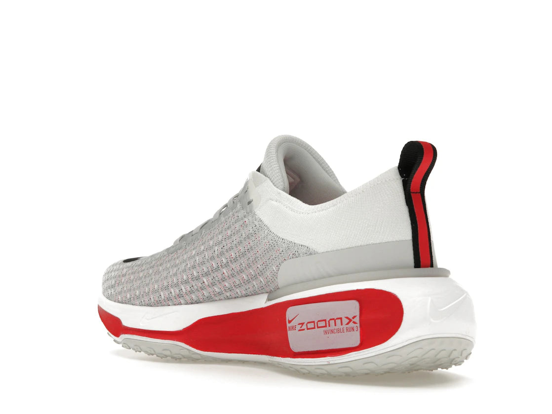 Nike ZoomX Invincible Run 3 White Fire Red - vue secondaire B