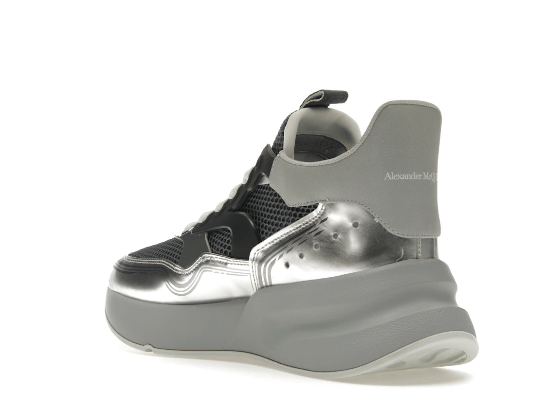 Alexander McQueen Oversized Runner Silver - vue secondaire B