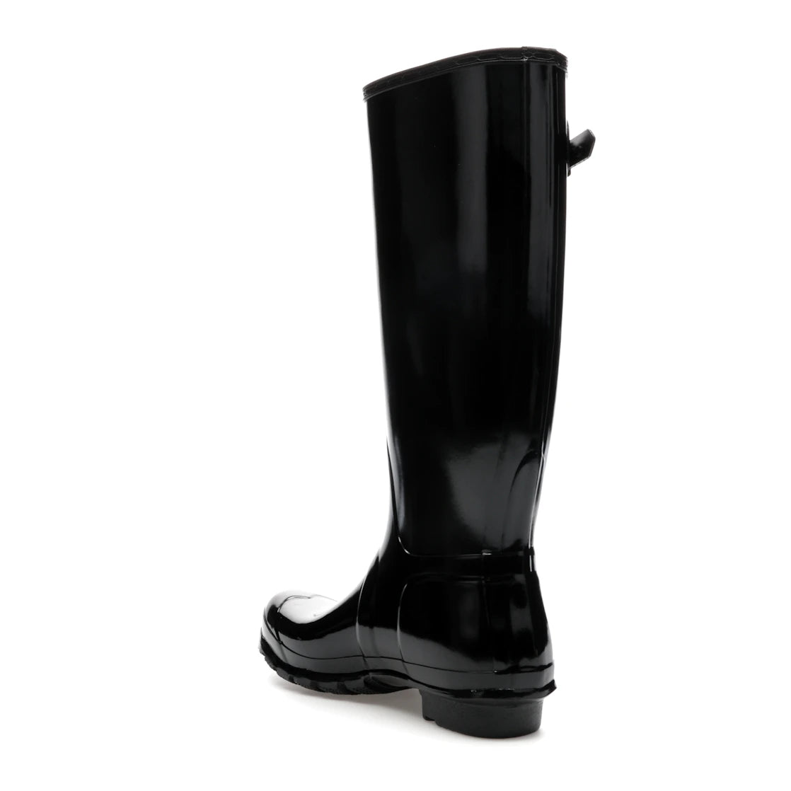 Hunter Original Tall Gloss Rain Boots Black (Women's) - vue secondaire B