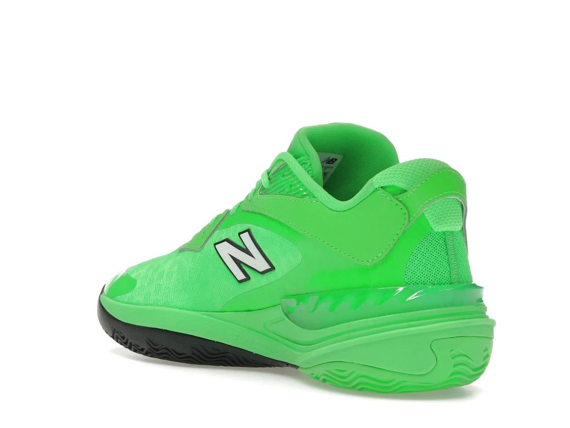 New Balance Hesi Low v2 Green Punch White - vue secondaire B